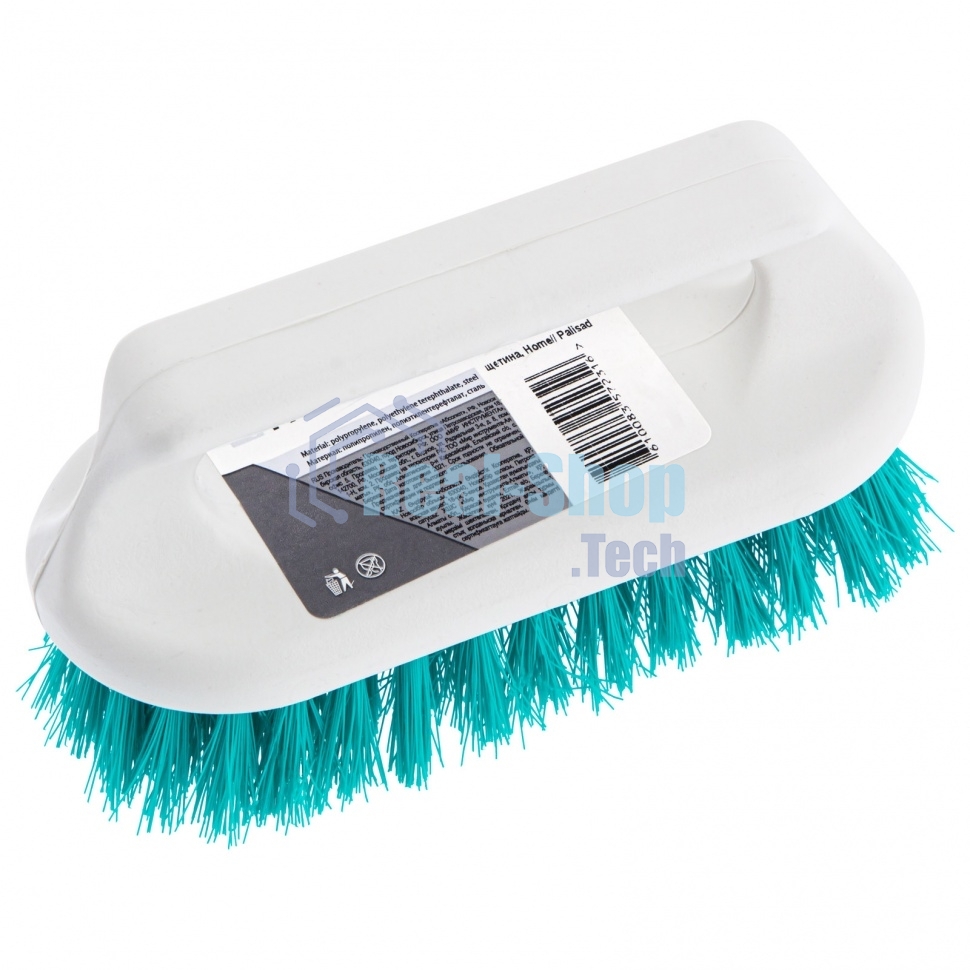 Щетка универсальная, 140x60 мм, бирюзовая щетина, Home Palisad