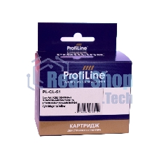 Картридж струйный ProfiLine PL-CL-51 для принтеров Canon PIXMA MP150/MP160/MP170/MP180/MP450/MP460/MX300/MX310/IP1200/IP2200/IP6210/IP6220/IP6310/IP6320 с чернилами Cyan/Magenta/Yellow