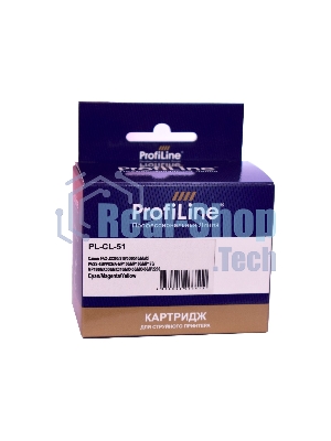 Картридж струйный ProfiLine PL-CL-51 для принтеров Canon PIXMA MP150/MP160/MP170/MP180/MP450/MP460/MX300/MX310/IP1200/IP2200/IP6210/IP6220/IP6310/IP6320 с чернилами Cyan/Magenta/Yellow