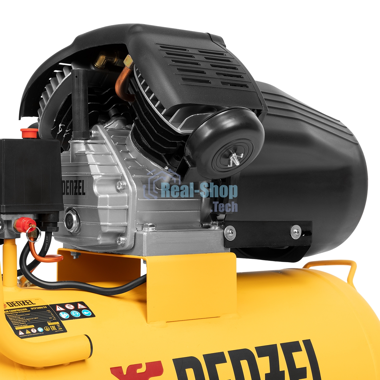 Компрессор воздушный Denzel прям. привод DCV1800/50, 1,8 кВт, 50 литров, 320 л/мин