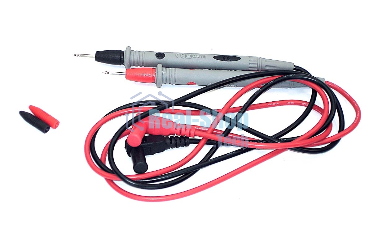 Щупы для тестера LEK-B01 никилерованный наконечник, кабель 100 см oem