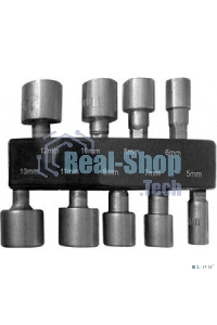 Набор головок FIT 57915набор усиленных головок crv 9 шт (5 - 13 мм)