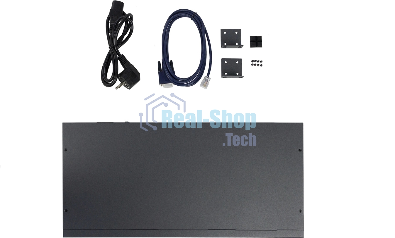 Коммутатор ORIGO Managed L3 Switch 24x1000Base-T PoE, 4x10Gbase-X SFP+, PoE Budget 370W, RJ45 Console, 19