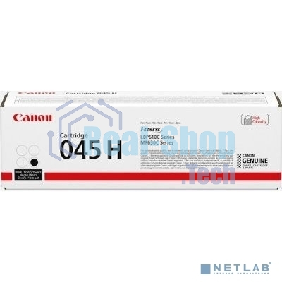 Картридж лазерный Canon 045BK H черный, 2800 стр., для i-SENSYS MF631/633/635, LBP611