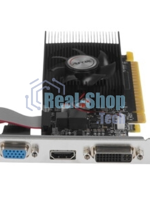 Видеокарта AFOX GT730 2Gb DDR3 PCI-E2.0 2ГБ DDR3, 128 бит, DVI-I, HDMI, VGA (D-Sub), GPU 700 МГц
