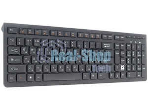 Комплект клавиатура+мышь Defender Columbia C-775 беспроводной, USB, 1600 DPI, чёрный