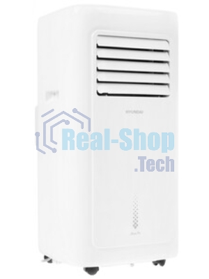Кондиционер мобильный Hyundai HPAC-07-2 7000 BTU, 15 м², 64 дБ, охлаждение, осушение, белый
