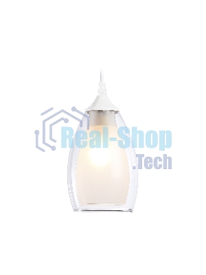 Светильник Ambrella light TR3534 WH/CL/FR белый/прозрачный/белый матовый E27 max 40W D120*800