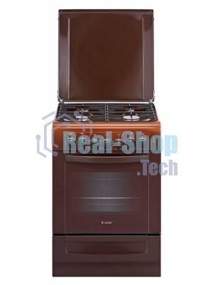 Плита комбинированная Gefest ПГЭ 6102-02 0001 коричневый, конфорок 4 газовых, духовка 55 л, 60 см x 85 см x 60 см