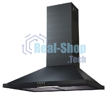 Вытяжка Krona BELLA 600 BLACK PUSH BUTTON черный