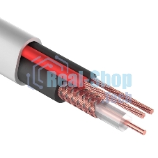 Кабель Rexant КВК-В-2+2x0,75 мм² (Cu/Cu) белый (бухта 200 м) 01-4101-1