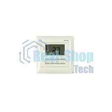 Терморегулятор программируемый Rexant RX-527H, бежевый, совместим с Legrand серии Valena