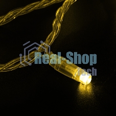 Гирлянда Neon-night Нить 10м, с эффектом мерцания, прозрачный ПВХ, 24В, Желтый