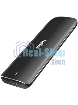 Внешний SSD Netac ZX, 500 Gb, USB 3.2 Gen 2 Type-C, R/W 1050/950, черный