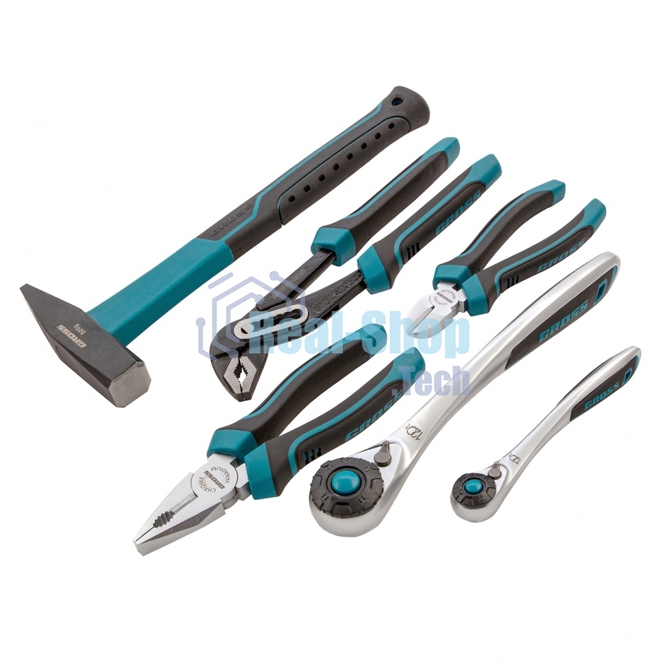 Набор инструментов Gross 115 пред., 120 зубьев, CrV, 1/4