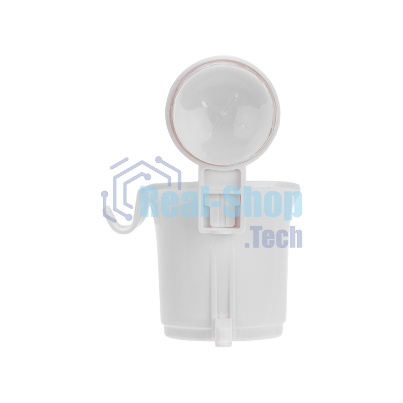 Стакан для зубных щеток и пасты HALSA HLS-F-113W на вакуумной присоске