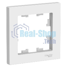 Рамка 1-м AtlasDesign белый SchE ATN000101