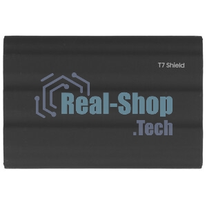 Внешний SSD Samsung T7 Shield, 4TB, USB 3.2 Gen 2 Type-C, R/W 1050/1000, черный