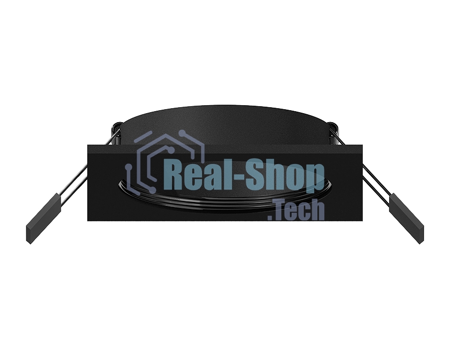 Корпус светильника C6521 SBK черный песок 80*80*H25mm MR16 GU5.3