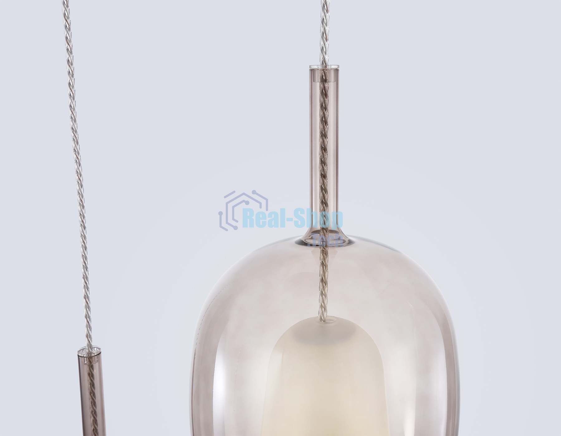 Подвесной светильник Ambrella light LH11156/3 BK/WH/TI черный/белый/янтарь E27*3 max 60W D425*1500