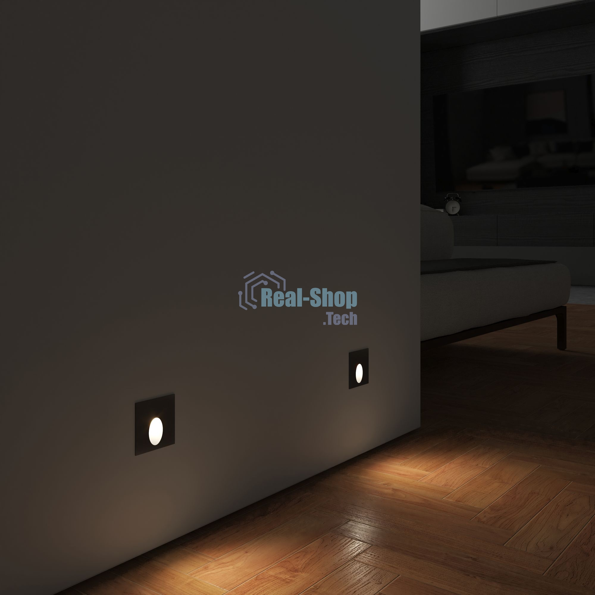 Светильник светодиодный MRL LED 1102 / Чёрный / Подсветка для лестниц