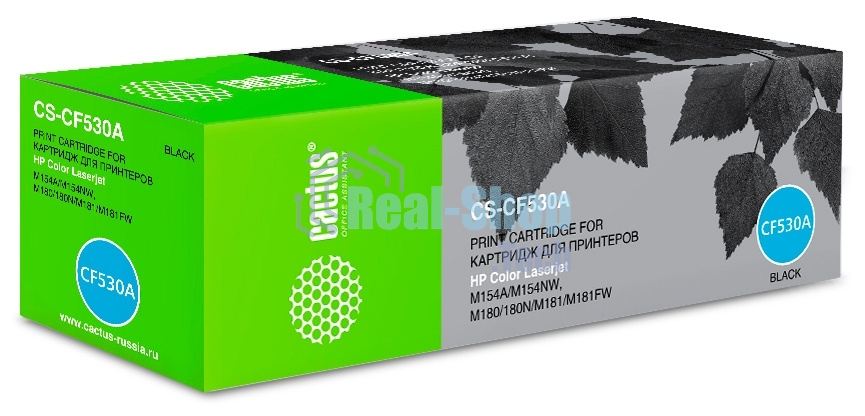 Картридж лазерный Cactus CS-CF530A черный (1100 стр.) для HP LJ M180n/M181fw