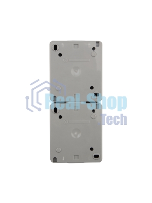 Блок из 2 розеток вертикальный Kranz INDUSTRIAL открытой установки с заземлением, IP54 серый