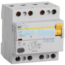 Выключатель дифференциального тока (УЗО) 4п 40А 300мА тип ACS ВД1-63S ИЭК MDV12-4-040-300