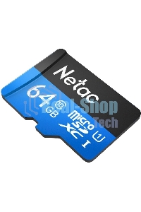 Флеш карта microSDHC 64Gb Netac P500 NT02P500STN-064G-S (без SD адаптера) 80Mb/s