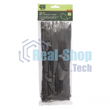 Хомуты Сибртех, 250 х 4,8 мм, пластиковые, черные, 100 шт. 45564