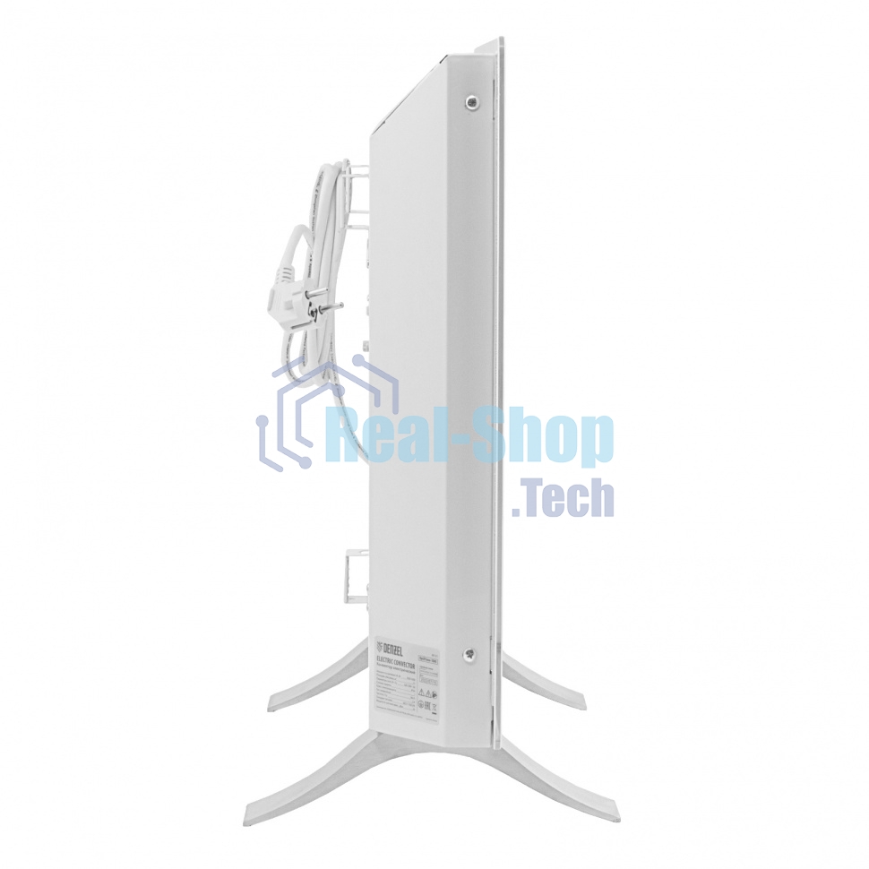 Конвектор Denzel OptiPrime-1500 белый, 1500 Вт, 20 м2, термостат, дисплей, WiFi