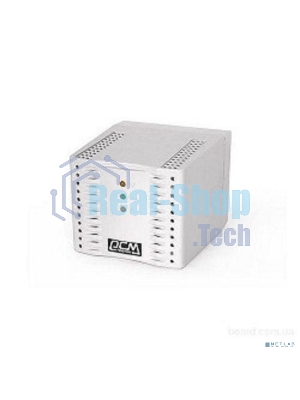 Стабилизатор напряжения Powercom TCA-1200 600Вт 1200ВА белый