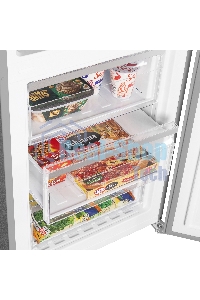 Холодильник Maunfeld MFF185NFBG бежевый двухкамерный инвертор 240/100л морозилка снизу, No Frost