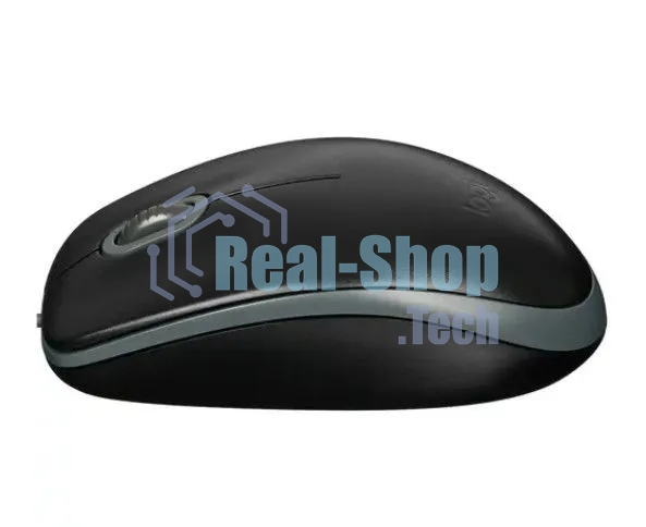 Мышь проводная Logitech M110 Silent черный, 1000 dpi, USB, кнопки - 3