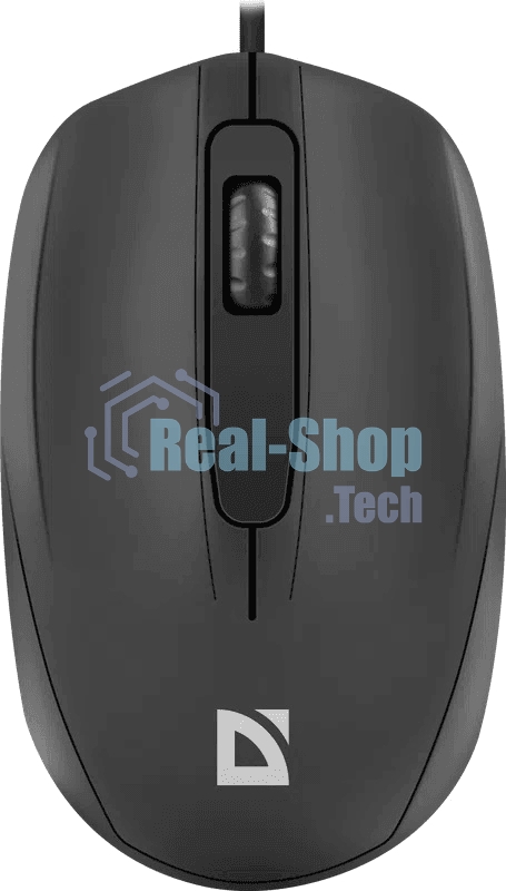 Мышь проводная Defender Alpha MB-507 черный, 1000 dpi, USB, кнопки - 3