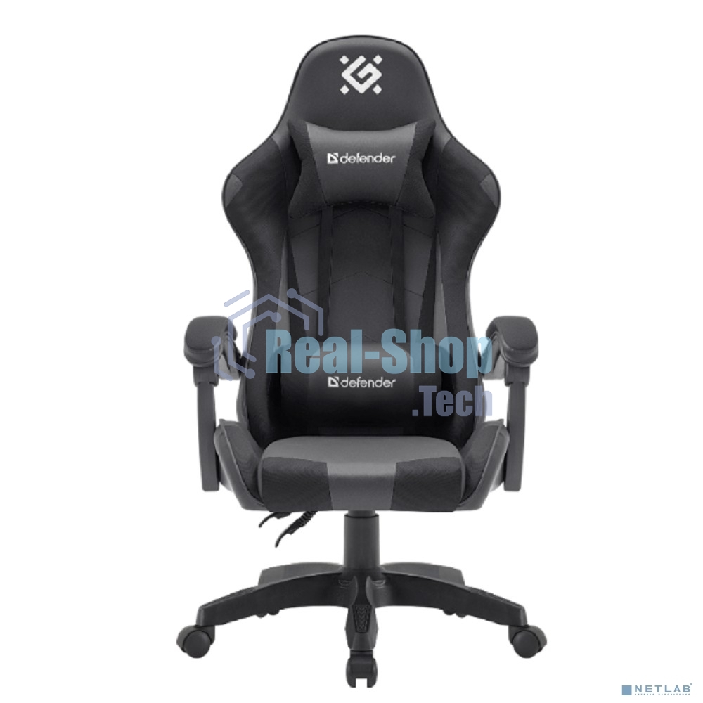 Кресло игровое Defender OKAS BLACK/GREY PU