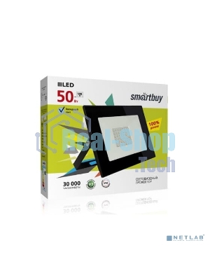 Светодиодный (LED) прожектор FL SMD Smartbuy-50W/6500K/IP65 (SBL-FLSMD-50-65K)