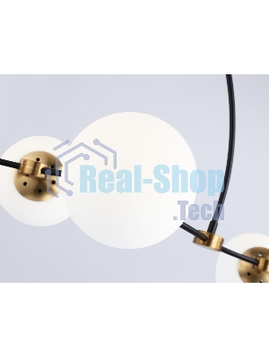 Светитльник Ambrella Light TR2555/6 BK/SB черный/бронза E27/6 max 60W 1160*600*450