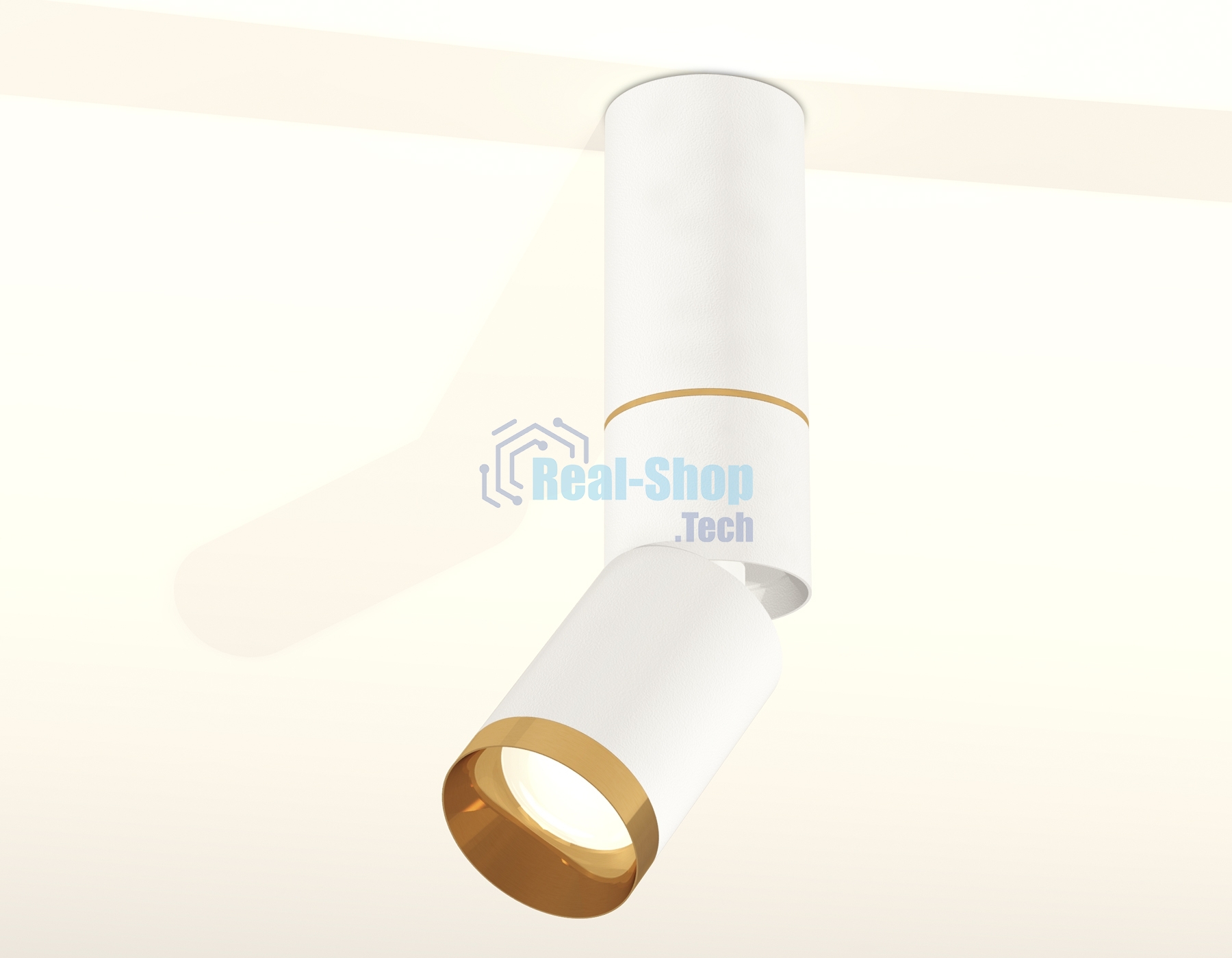 Светильник Ambrella Light XM6312130 SWH/PYG белый песок/золото желтое полированное MR16 GU5.3