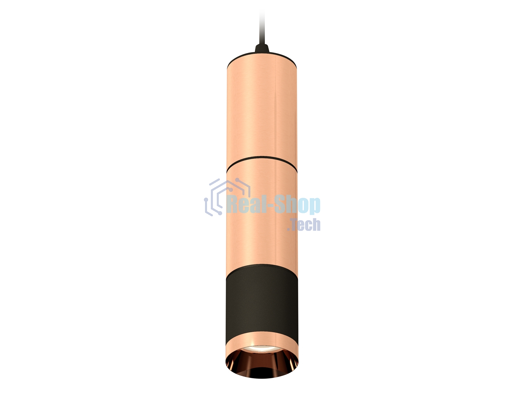 Светильник Ambrella Light XP6302010 PPG/SBK золото розовое полированное/черный песок MR16 GU5.3