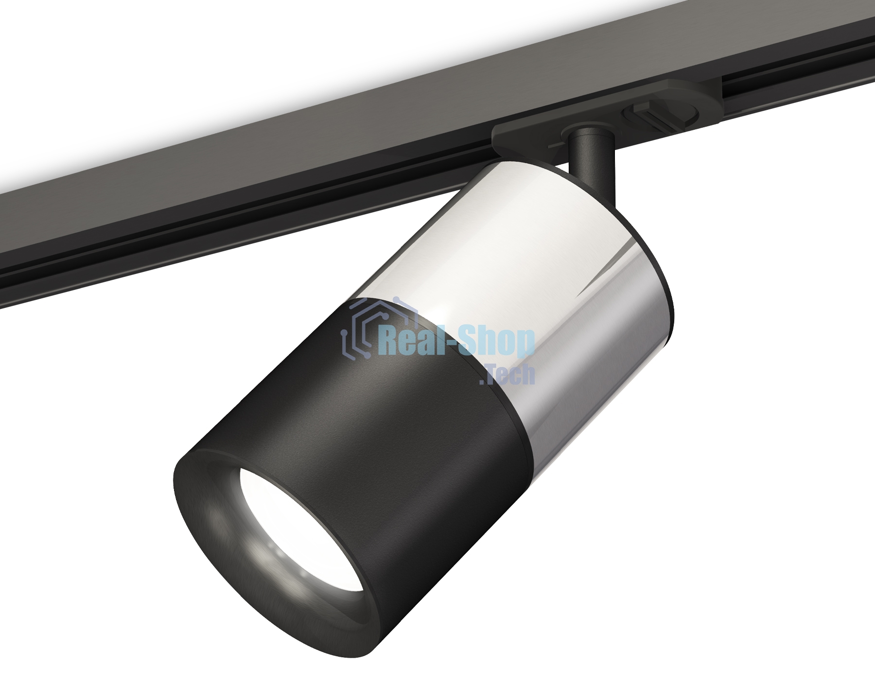 Светильник Ambrella light XT7402072 SBK/PSL/PBK черный песок/серебро полированное/черный полированный MR16 GU5.3
