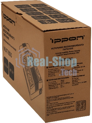 Источник бесперебойного питания Ippon NUT 850 / 850 ВА / 480 Вт / 8 x CEE 7 (евророзетка)