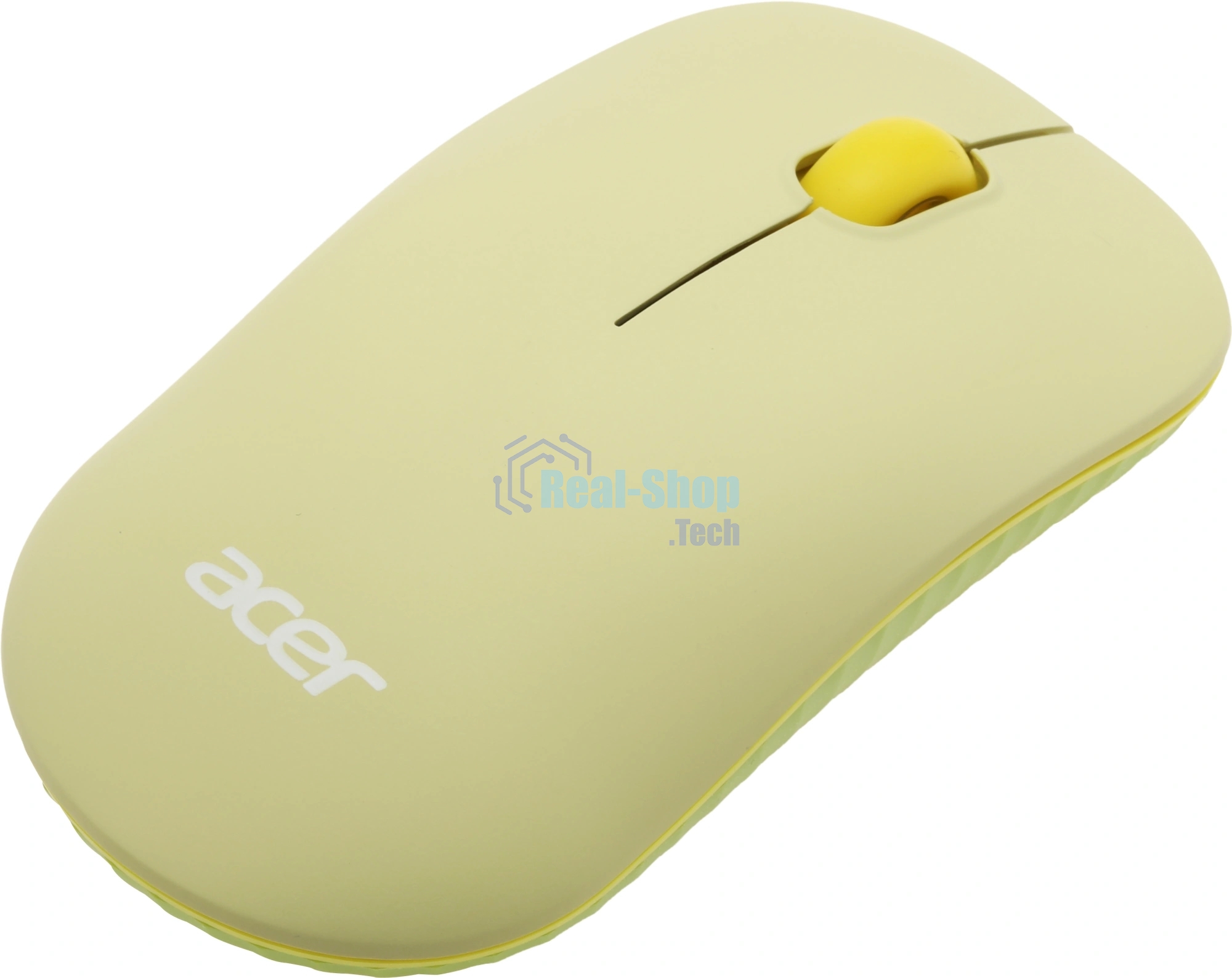 Комплект клавиатура + мышь Acer OCC205 беспроводной USB, 1200 dpi, зеленый/желтый