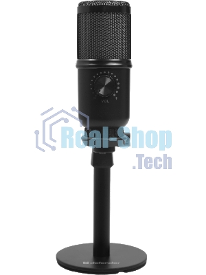 Игровой стрим микрофон Defender Glow GMC 400 USB, провод 1.3 м