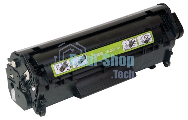 Картридж лазерный Cactus CS-Q2612AS (тип Q2612AS) черный (2000 стр.) для HP 1010/1012/1015/1018/1020/1020Plus/1022/3015/3020