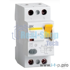 Выключатель дифференциального тока (УЗО) Iek MDV11-2-032-030 ВД1-63 2Р 32А 30мА тип А ИЭК