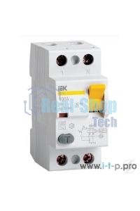 Выключатель дифференциального тока (УЗО) Iek MDV11-2-032-030 ВД1-63 2Р 32А 30мА тип А ИЭК