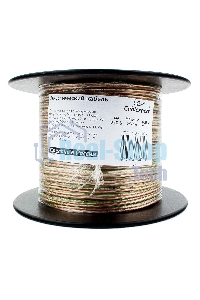 Акустический кабель Cablexpert CC-TC2x0,5-100M, прозрачный, 100 м, на катушке