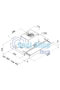 Вытяжка встраиваемая Maunfeld Ouse Touch Glass 60 черный, 60 см, 750 куб. м/ч, 48 дБ