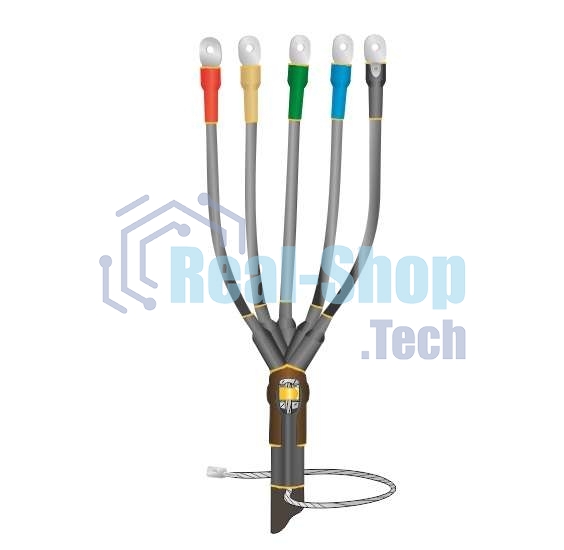 Муфта кабельная концевая универс. 1кВ 1ПКВ(Н)ТпбН-5х(70-120) с болтовыми наконечниками Нева-Транс Комплект 22020151